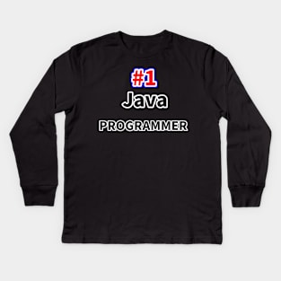 Number one Java programmer Kids Long Sleeve T-Shirt